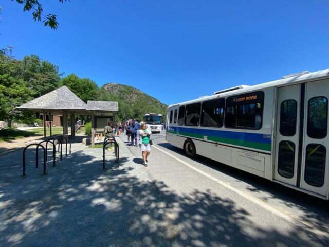 Sand Beach - Island Explorer Shuttle - Acadia National Park