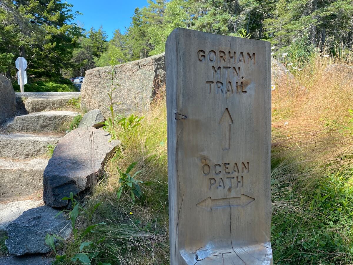 Gorham Mountain Trail Parking - Acadia National Park