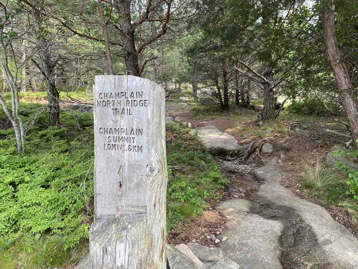 Champlain North Ridge Trail